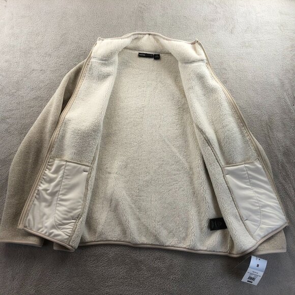 NWT Swiss Tech Womens Fully Lined Bonded Fleece Sweater Large Full Zip Cozy - Picture 13 of 15